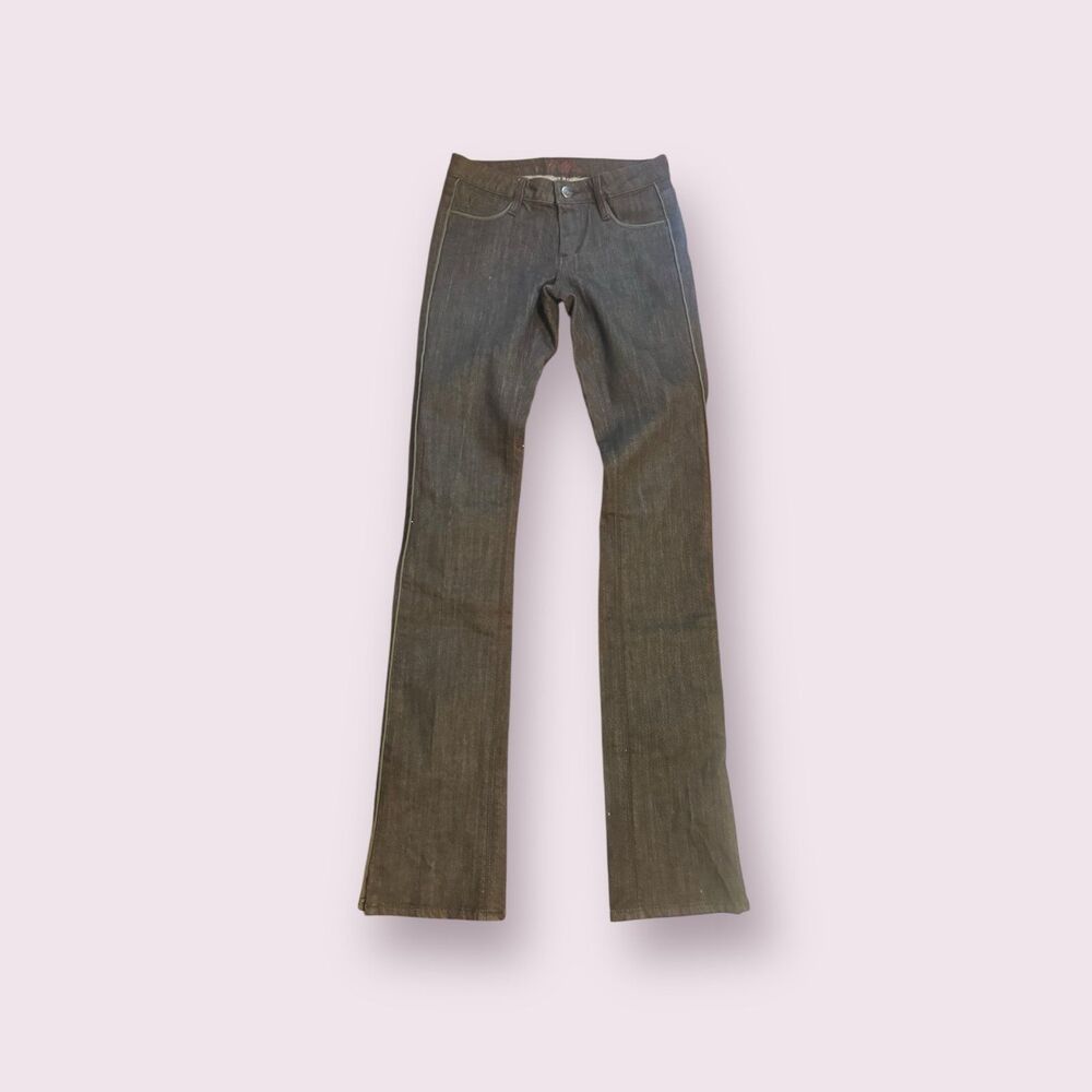 Radcliffe London brown denim nw1 vintage boot cut jeans 25